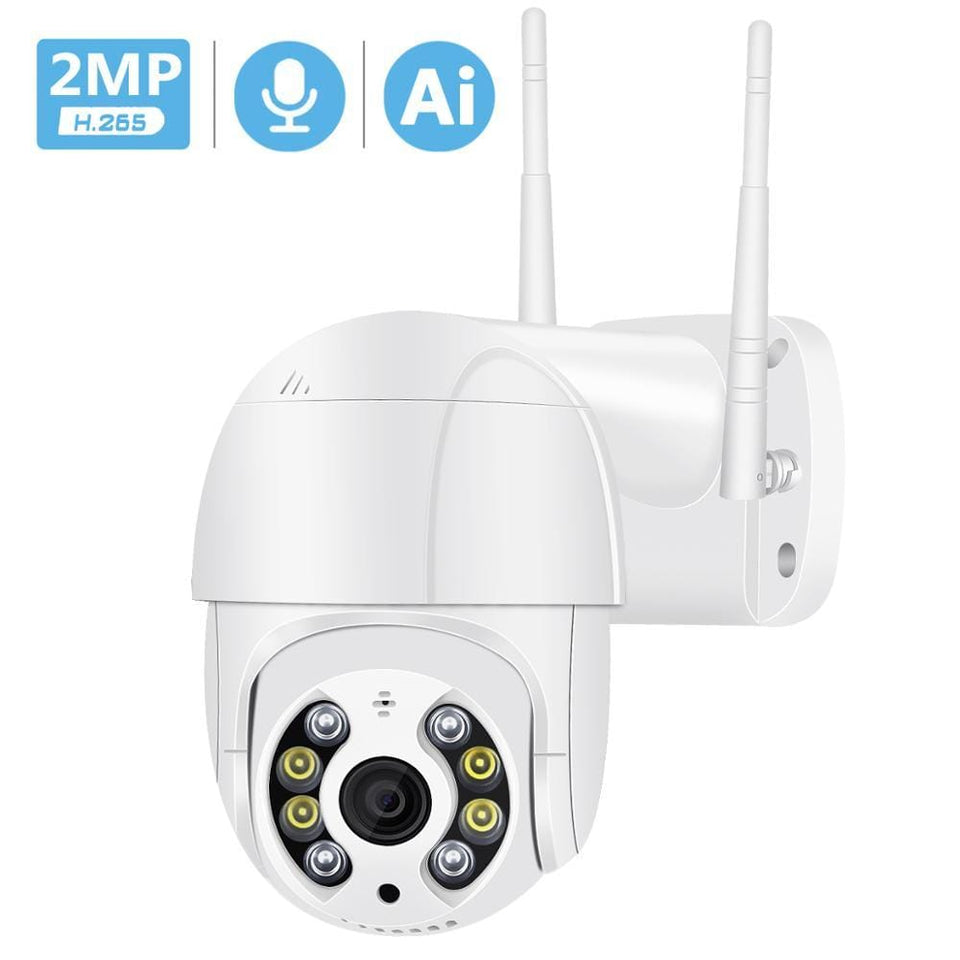 Voice-Alert Wireless Outdoor WiFi Security Camera