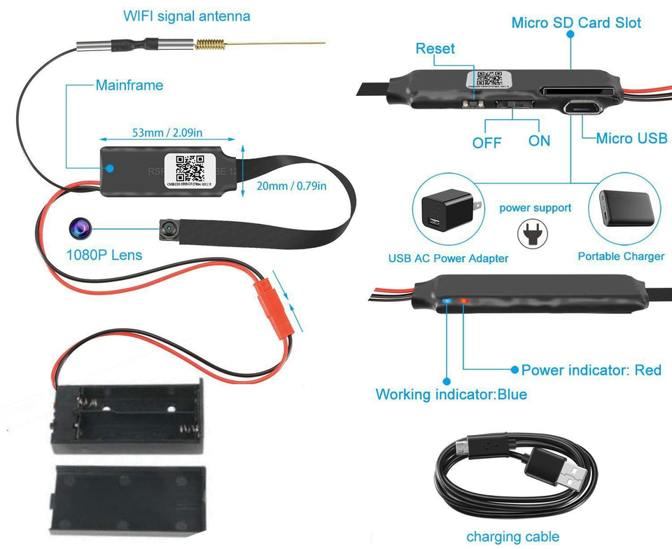 DIY Mini Wireless Security Camera