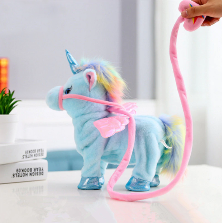 Toy cheap walking unicorn