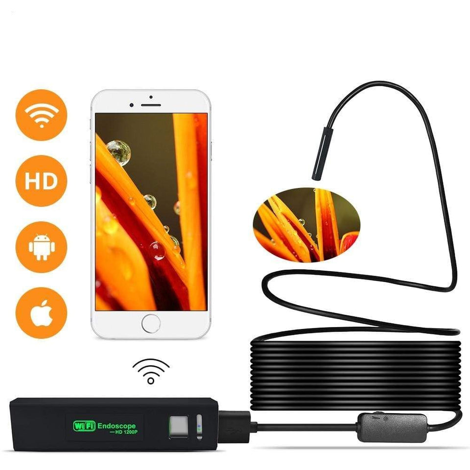 HD Waterproof Inspection WiFi Endoscope Camera