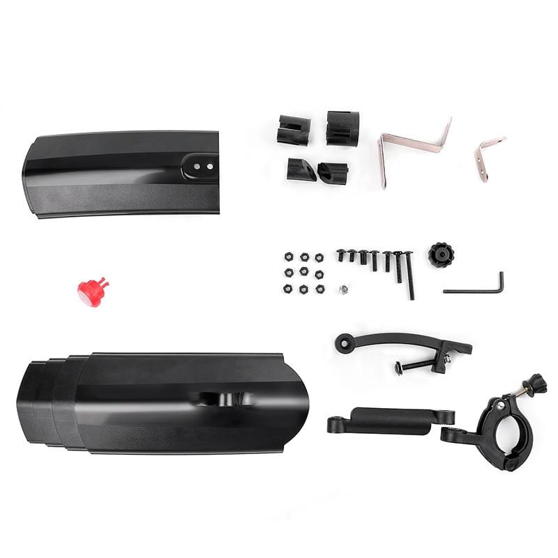 Retractable Bike Fender Mudguard With Taillight