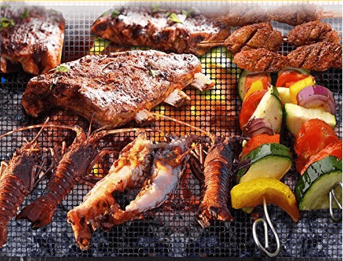 Best Non-Stick Mesh BBQ Grill Mat Liners Set of 3