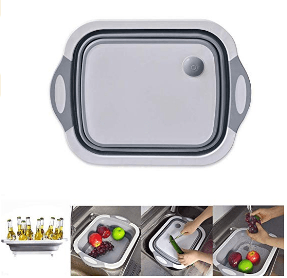 Multifunction Collapsible Wash Tub Cutting Board