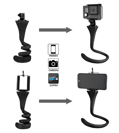 Flexible Tripod Camera Stand Selfie Stick