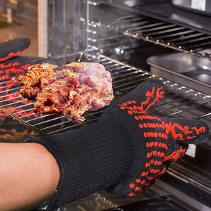 Heat-Resistant Kitchen BBQ Gloves