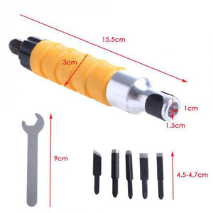 Electric Air Carving Chisel Knife Tool 