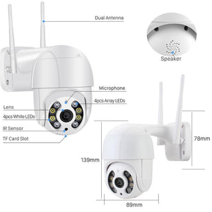 Voice-Alert Wireless Outdoor WiFi Security Camera