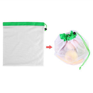 12pcs Reusable Storage Mesh Produce Bags