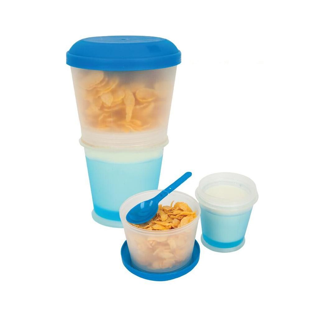Cereal to Go Cup 29oz Portable Travel Cereal Bowl and Milk Container with  Spoon Durable Breakfast Cup Container accessories
