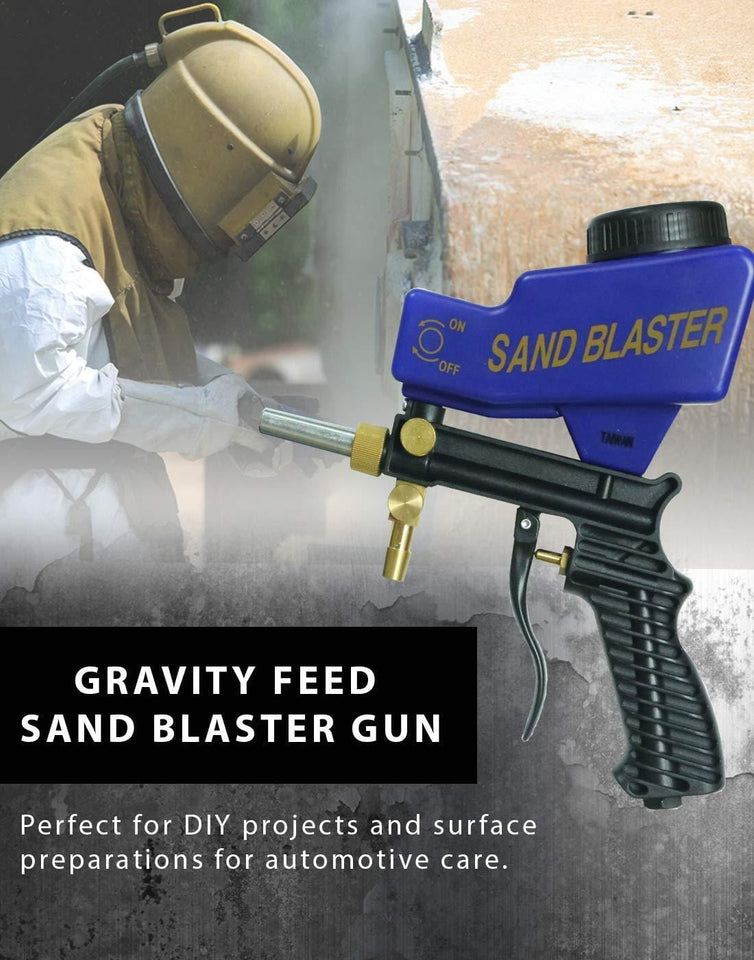 Mini Sandblaster – Ergonomic and Compact Design with Heavy Steel