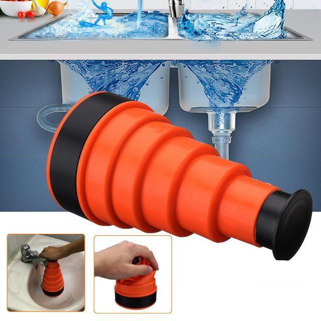 High Pressure Launcher Anti-Clog Cannon Plunger