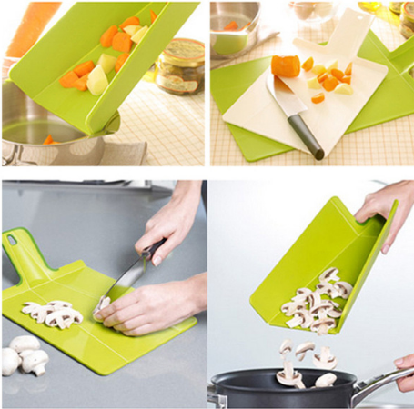 Collapsible Silicone Folding Plastic Kitchen Cutting Board