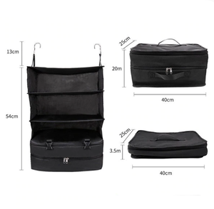 Convenient Travel Hanging Suitcase Shelf Garment Bag