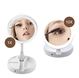 Best Lighted Folding Magnifying LED Makeup Vanity Mirror