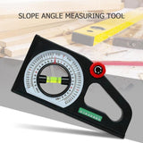 Multifunctional Angle Slope Measuring Inclinometer Bubble Level Gauge Instrument