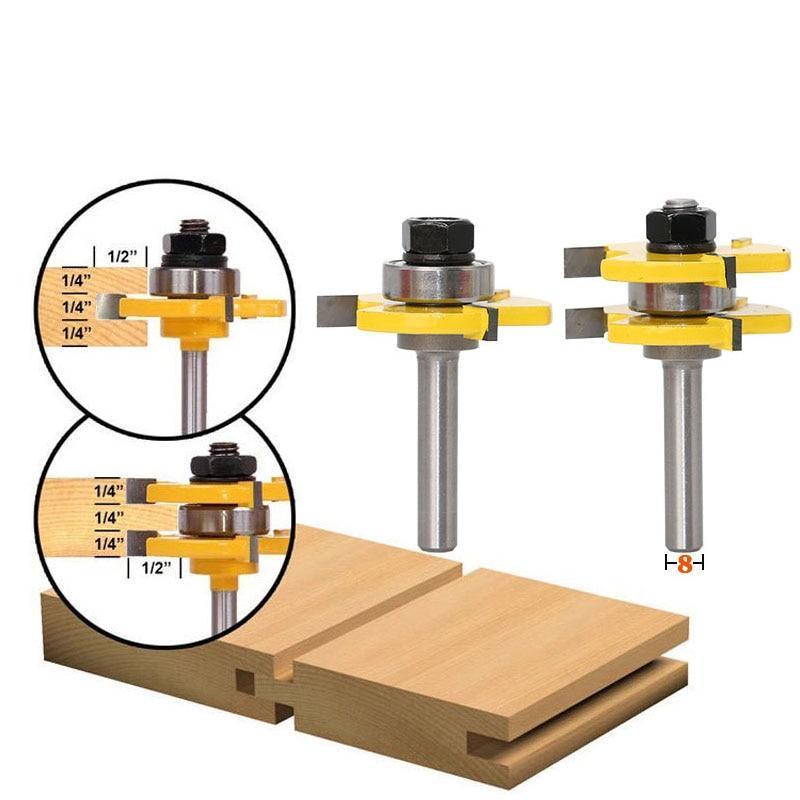 Tongue and Groove Assembly Router Bits