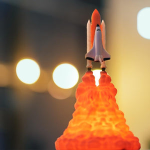 3D Rocket Launch Space Shuttle Lamp