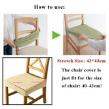 Dining Chair Stretch Seat Covers Protectors
