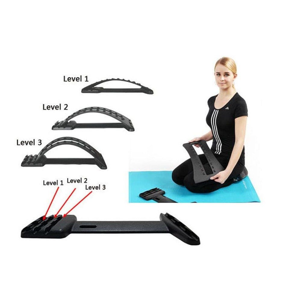 Back Stretcher Pain-Reliever Lumbar Support Device