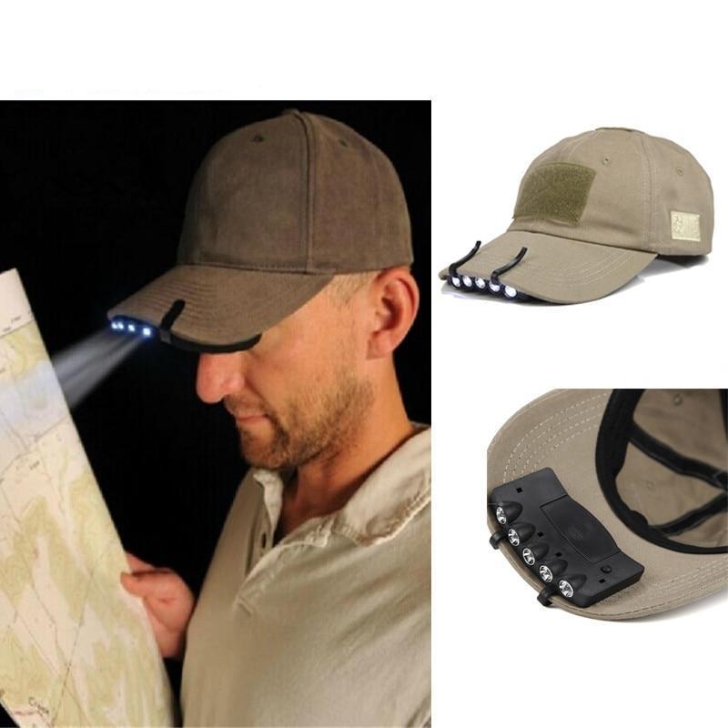 LED Light Hat,Unisex LED Lights Fishing LED Cool Hat Unisex LED