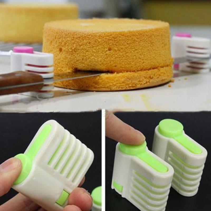 2pcs Best DIY Knife Clamp Perfect Cake Layer Slicer