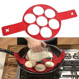 Silicone Pancake Mold Maker Ring Flip Cooker