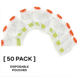 [50 Pack] Extra Disposable Pouches