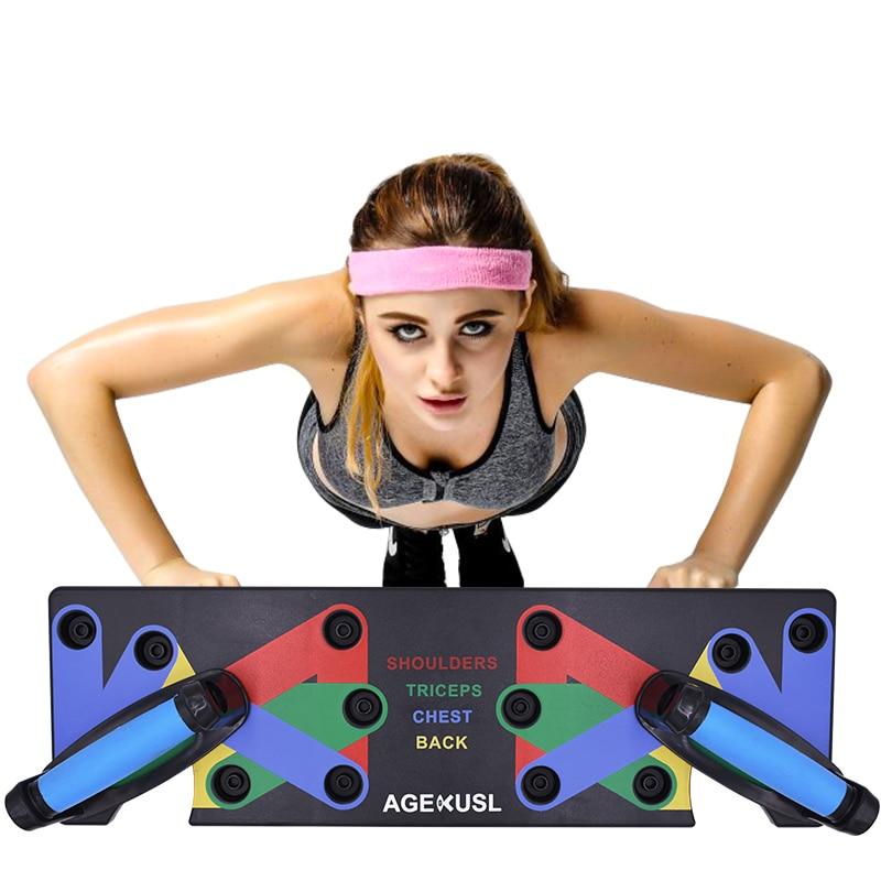 Push Up 9 Board Home Gym Equipment System β Laxium