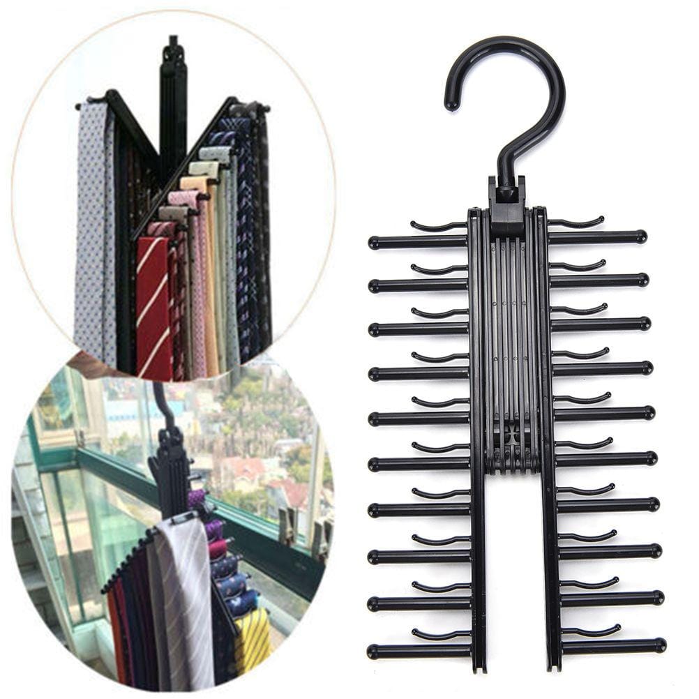 Hanging Tie Rack Folding Closet Organizer – Laxium