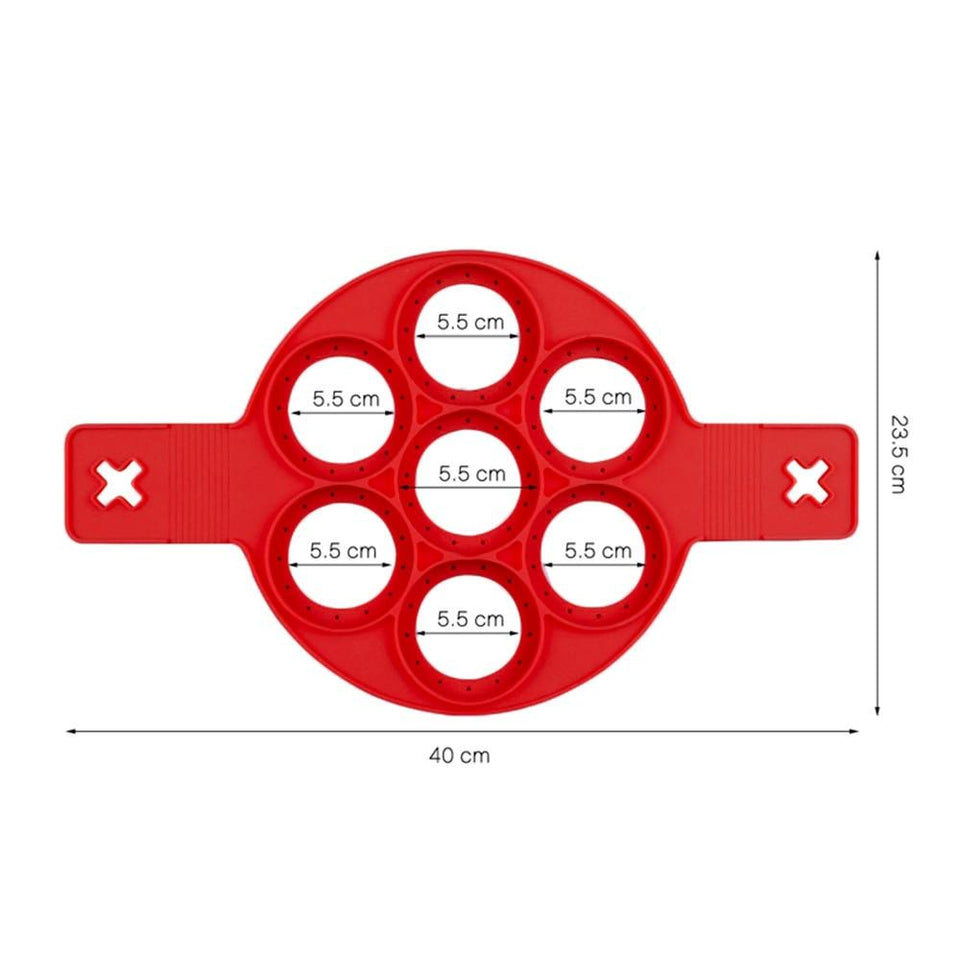 Silicone Pancake Mold Maker Ring Flip Cooker