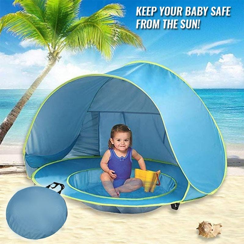 HELLO SUMMER BABY POOL WITH TENT