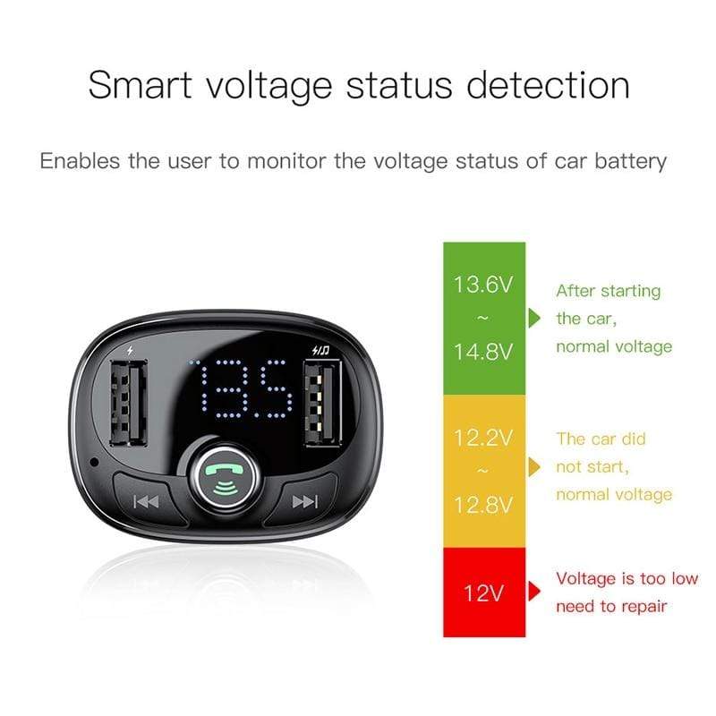 Bluetooth Car Charger Audio FM Transmitter