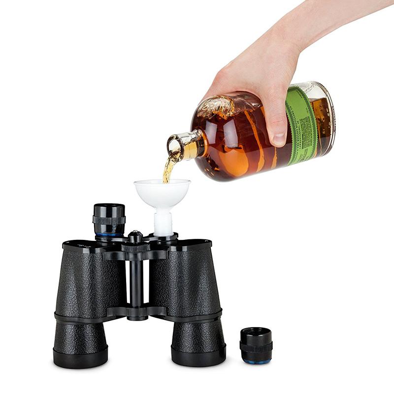 Best Secret Binocular Liquor Alcohol Whiskey Brandy Vodka Beer Wine Flask