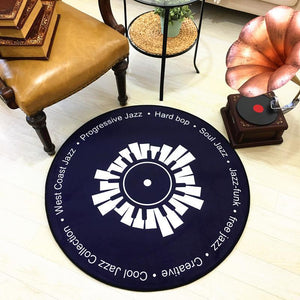 Decorative Vinyl Record Rug