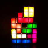 LED Tetris Stack Puzzle Desk Lamp
