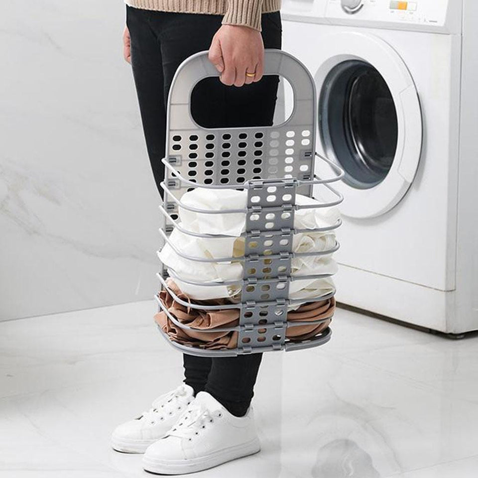 Best Folding Laundry Bag Hanging Hamper Basket