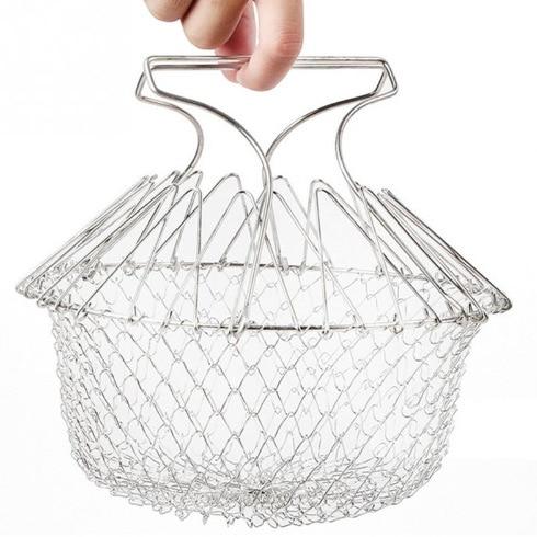 Collapsible Wire Cooking Chef Basket