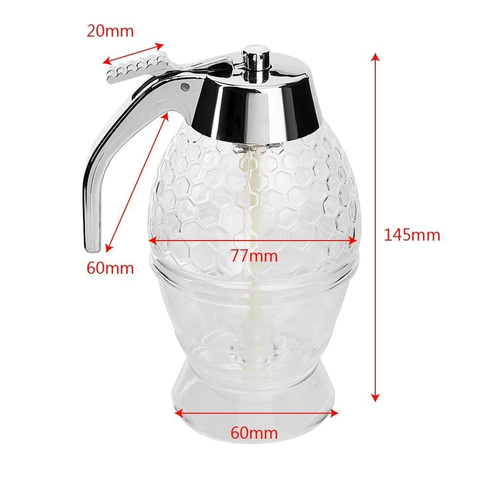 Multifunction Premium Non-Drip Honey Pot Dispenser