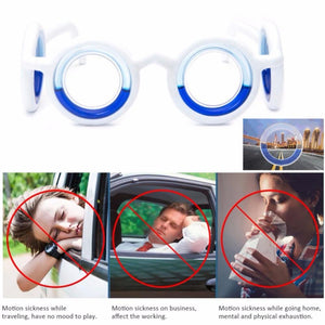 Anti-Motion Sickness Travel Glasses