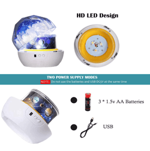 LED Space Night Light Projector