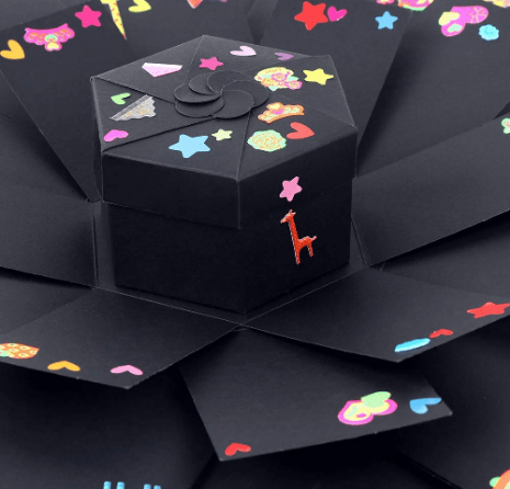 OSTTY - Surprise Explosion Box DIY Handmade Scrapbook Photo Album Wedding Gift  Box for Valentine