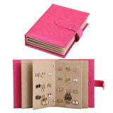 Portable Earrings Travel Book Storage Organizer