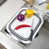 Multifunction Collapsible Wash Tub Cutting Board