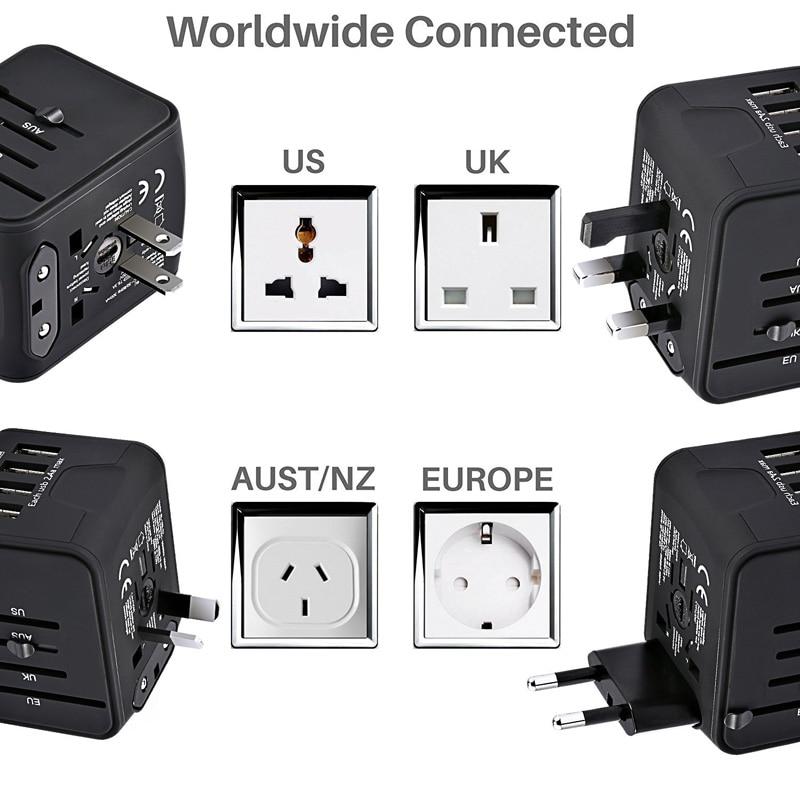 Universal Multi-Socket Power Plug Adapter – Laxium