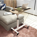 Wheeled Mobile Adjustable Overbed Rolling Laptop Table