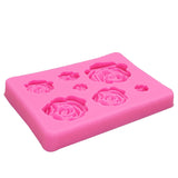 3D Silicone Rose Flower Mold