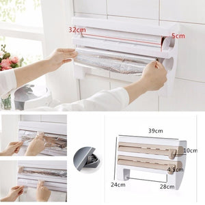 Wall-Mounted Home Kitchen Bathroom Organizers
