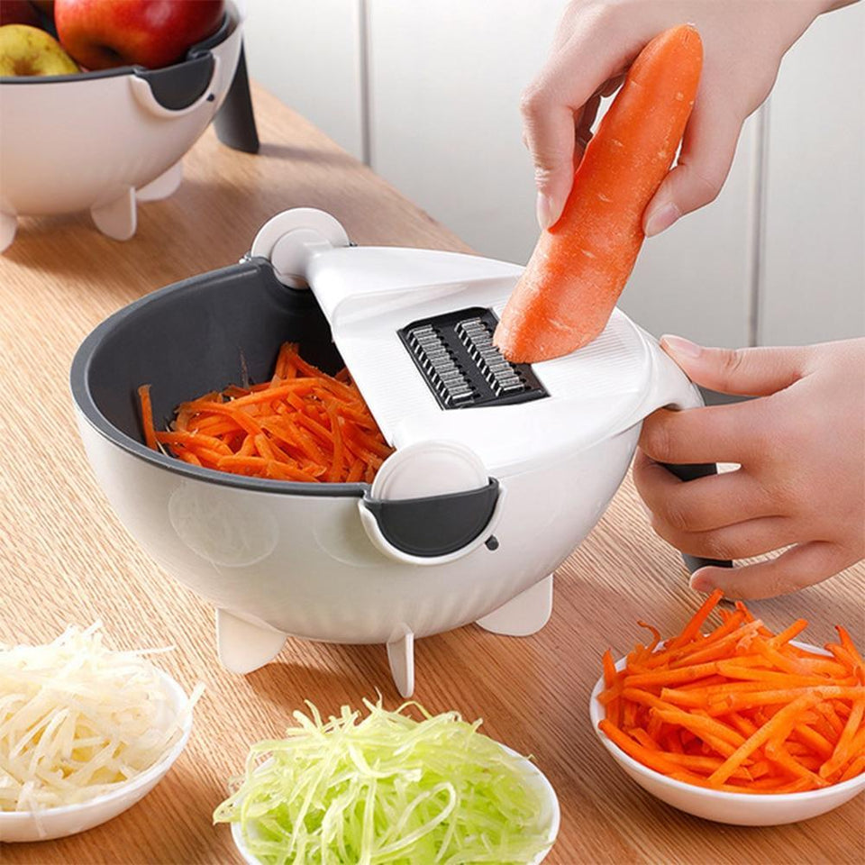 Cut N' Drain Veggie Chop Slicing Bowl