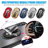 Multipurpose Mobile Phone Bracket Ring Holder