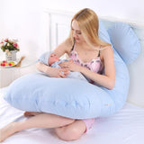 U-Shaped Ergonomic Side Sleepers Pregnancy Pillow